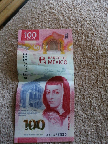 Billete De 100 Pesos De Los De Sorjuana