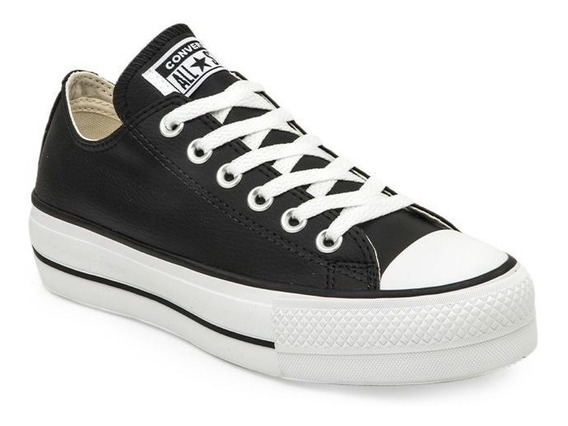 Converse All Star Plataforma Negras | MercadoLibre 📦