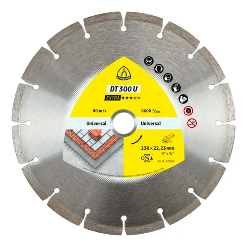 Disco Diamantado Segmentado Dt300u 9''x2,3mm - Klingspor
