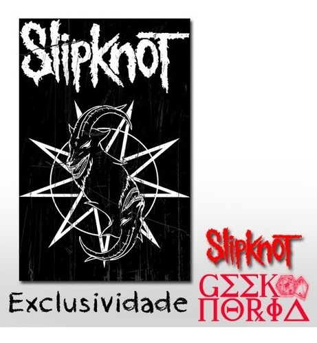 Placa Criativa Decorativa Personalizada Slipknot