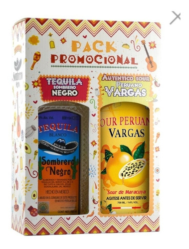 Sour Peruano Maracuya + Tequila Sombrero Negro 