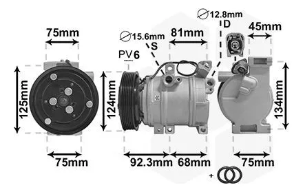 Compresor Mazda 6 2002 2009