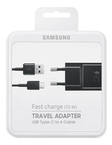 Carregador Samsung Original Fast Charge Tipo C S8 S9 S10plus