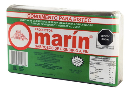 Recado Todo Pasta Bistec Artesanal Marca Marín 1k Yucateco