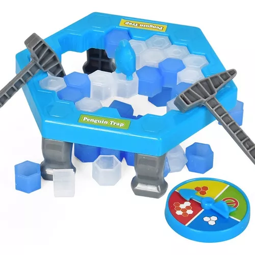 Jogo do Pinguim Numa Fria Quebra Gelo Com Picaretas Martelinho Bloquinhos  Jogos de Mesa Tabuleiro Brinquedo Infantil para criança