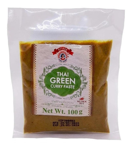 Curry Verde En Pasta - Suree - 100 Gr. Origen Tailandia.