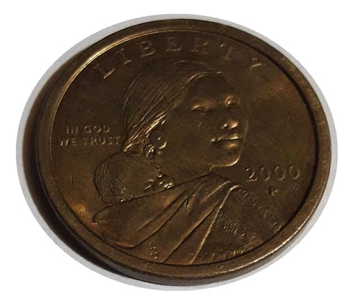 Moneda Estados Unidos 1 Dolar 2000 P Conmemorativo Sacagawea