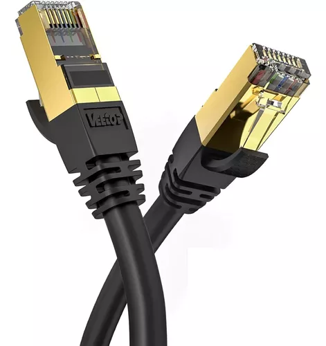 Cable Ethernet Vention Cat 8 Reforzado Conector Rj45 2m