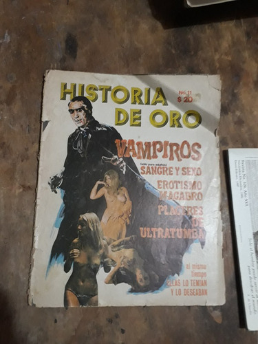 Historia De Oro No.11 Vampiros  Año 1976