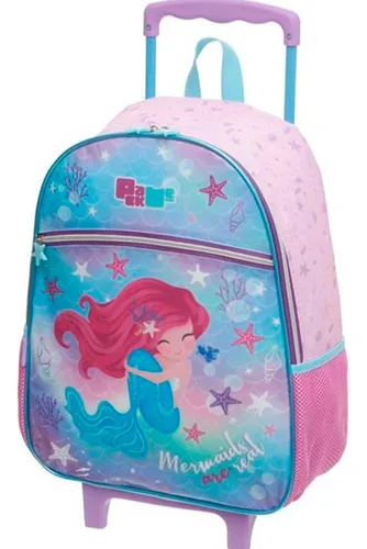 Mochila De Rodinha Pacific Pack Me Little Mermaid Mochila De Rodinha Pacific Pack Me Little Mermaid
