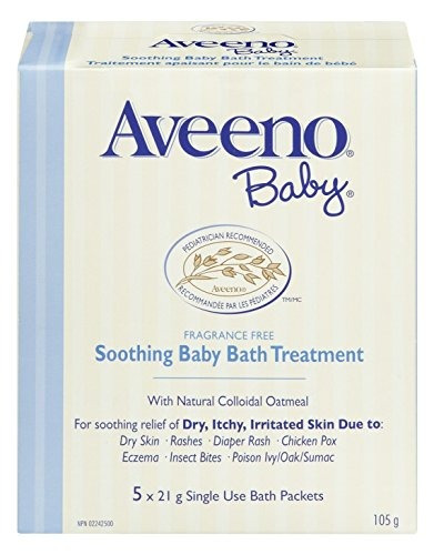 Tratamiento De Baño Calmante Aveeno Baby Sin Fragancia 5