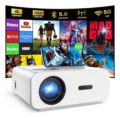 Proyector Mini Portátiles Profesional Bluetooth Wifi 11000lm