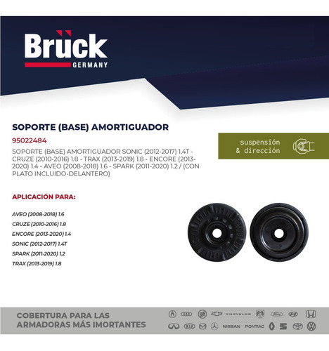 Soporte Base Amortiguador Spark 2013 1.2 16v 95022484
