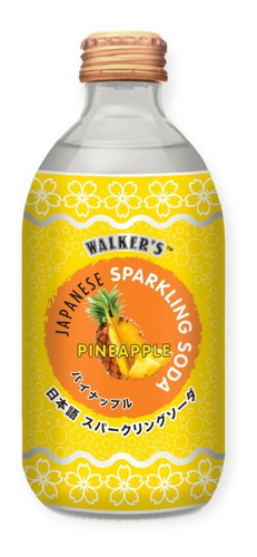 Refresco Japones Sparkling Soda Sabor Piña, Walker's, 290 Ml