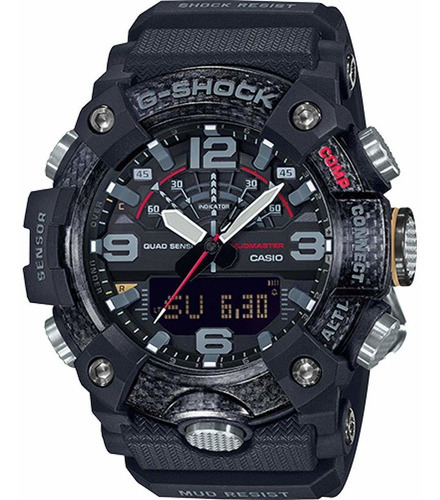 Reloj Hombre Casio Ggb100-1a Cuarzo Pulso Negro En