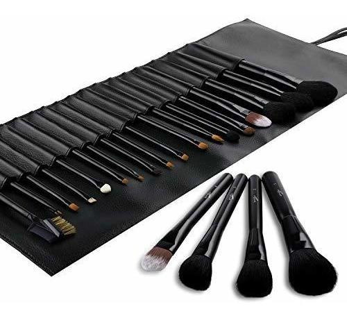 Pinceles De Maquillaje Conjunto Del Profesional 18 Pc K...