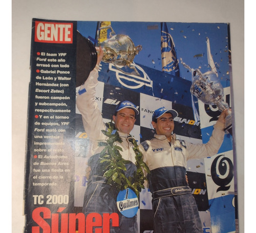 Suplemento Revista Gente Año 2000 Súper Campeones Tc 2000