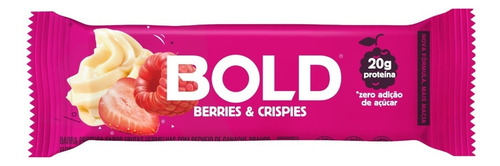 Bold Bar Barra De 20g De Proteína Sabor Berries E Crisp 1 Un