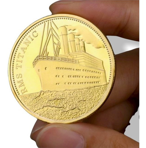 Imagen 7 de 10 de Moneda Conmemorativa Del Titanic Al32