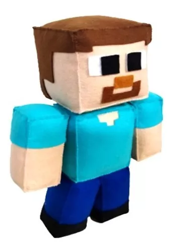 Boneco Minecraft em Feltro