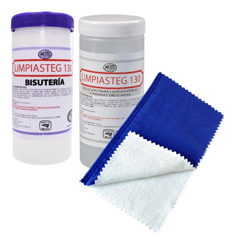 Kit Para Limpiar Limpiasteg Perla Y Bisutería + Paño Mediano