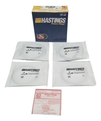 Anillos Hastings Ford Fiesta Motor 1.6 Standar 0.20