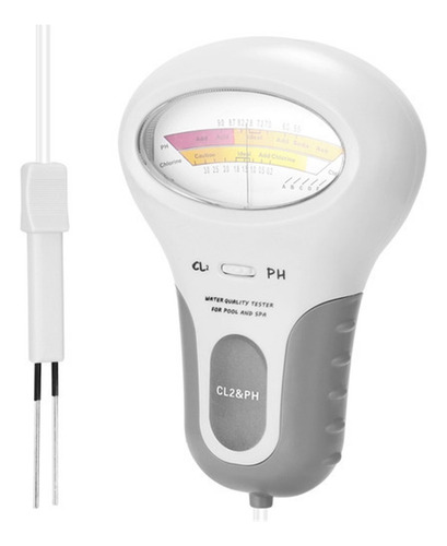 Medidor De Cloro De Ph 2 En 1, Medidor De Ph De Agua D