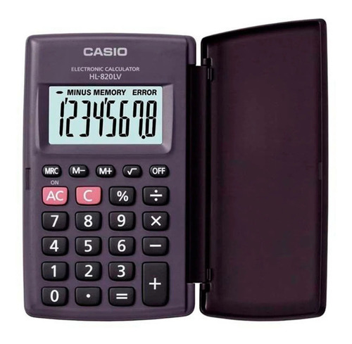 Calculadora De Bolsillo 8 Dígitos Plegable Casio
