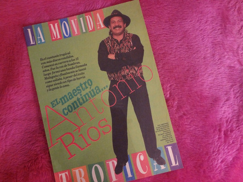 La Movida Tropical Antonio Rios Poster