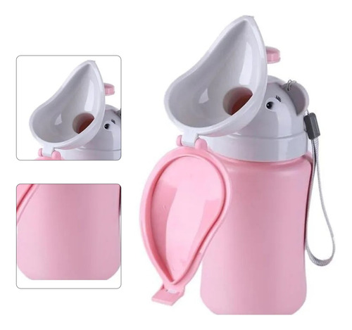 Urinario De Viaje Infantil De Emergencia De 500 Ml, Portátil