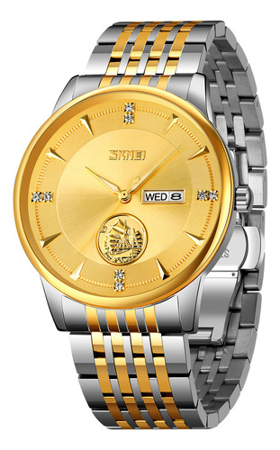 Reloj De Cuarzo De Acero Inoxidable Skmei 9309 For Hombre