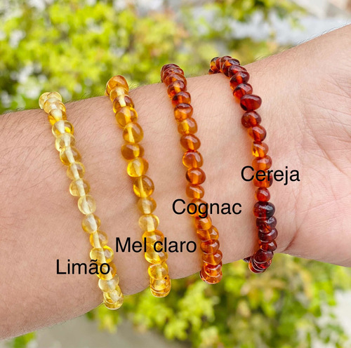 Pulseira De Âmbar P/ Adulto Original ***