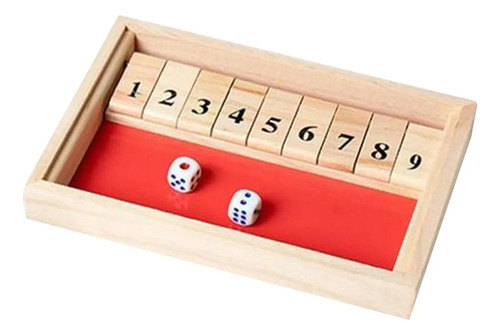 9 Números Cerrar La Caja Juego De Mesa Con Dados Para Bar