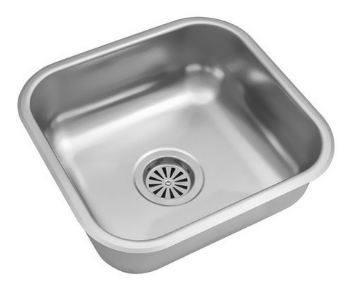 Imagen 1 de 2 de Bacha Cocina Johnson Ee37 Pileta Simple Acero 430