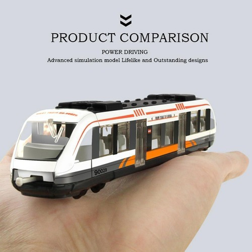 W Juego De Juguetes De Tren Fundido A Presión Tren Bala De