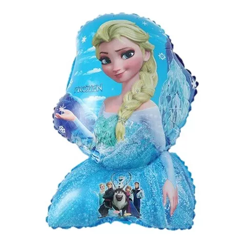 SET DE 5 GLOBOS PRINCESAS FROZEN - Kingo Cotillón