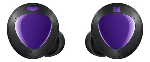 Auriculares in-ear inalámbricos Samsung Galaxy Buds+ SM-R175NZ negro y púrpura con luz LED