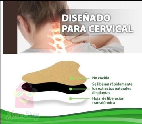 Tratamiento Desinflama Espalda Baja Y Cuello 100pz En Parche Hierbas