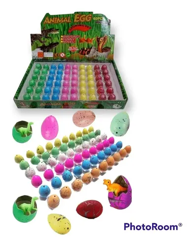 Huevos De Dinosaurio Que Eclosionan En Agua – Set De 6 Piezas, Juguete Sensorial Que Crece En Agua Para Niños, Ideal Para Regalos De Cumpleaños Y Actividades Escolares