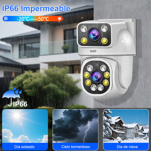 Ojo® 10mp Doble Pantalla Cámara Cámara Vigilancia Lentes