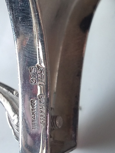 Imagen 3 de 9 de Base Plata Tiffany & Co Dos Niveles Con Mascarones Leones