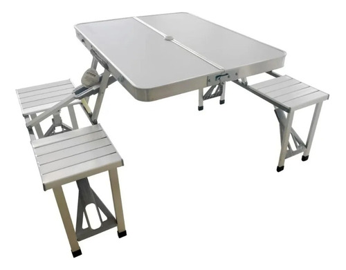 Mesa Plegable Con Sillas Para Exteriores Picnic Camping