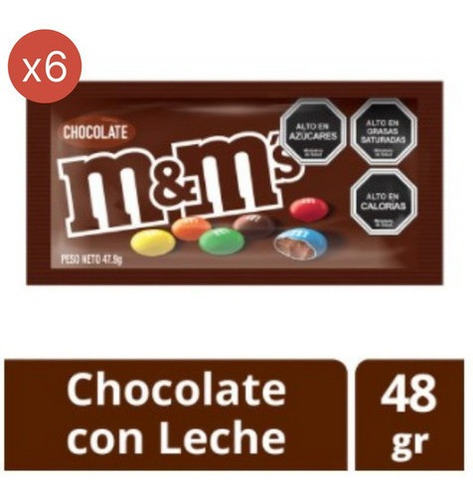 M&m Chocolate 48 Grs 6 Uds