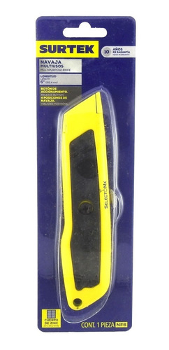 Cutter Navaja Utilitaria Retráctil Surtek® (2 Piezas)