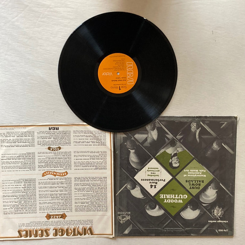 Woody Guthrie / Dust Bowl Ballads Vinilo 1964 Usa Impecable (Usado)