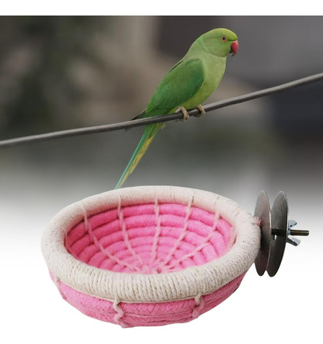 2 Uds Mascota Pájaro Nido Hamaca Cabaña Cama Colgante Para