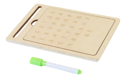 Tablero De Rastreo De Letras De Madera, Herramienta De