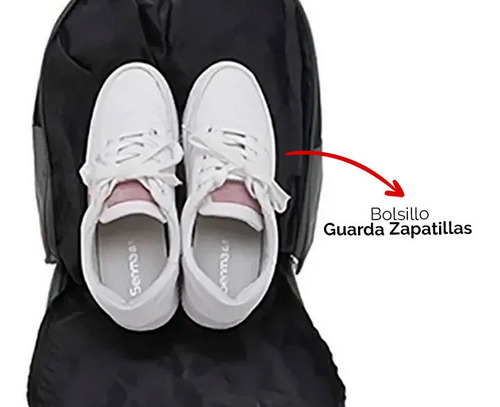 Imagen 5 de 8 de Bolso Gimnasio Grande Deportivo Viaje Urbano Reforzado Tira De Hombro Color La Mejor Calidad! Diseño By Tsr