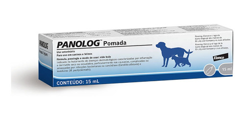 Panolog Pomada Anti-inflamatório Elanco 15ml