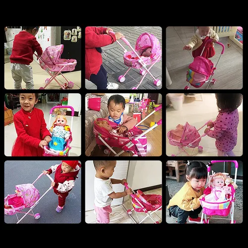 New Niña Muñeca Cochecito Niños Juego De Imaginación Juguete